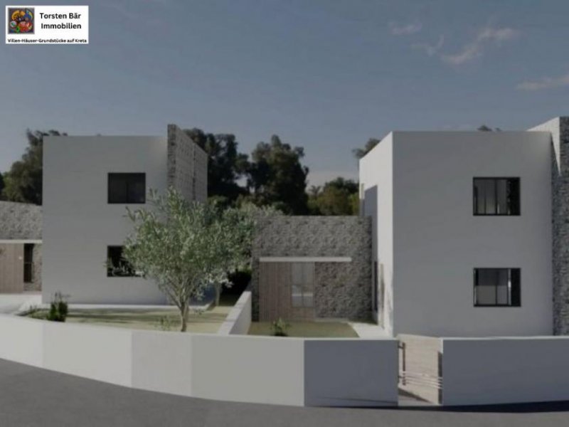 Drapanos Kreta, Drapanos Villenprojekt mit privatem Pool und Blick auf die weißen Berge Haus kaufen